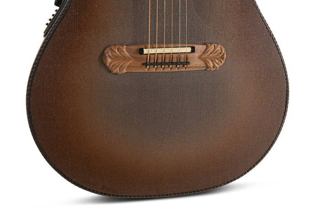 Adamas E-akustisk Gitarer 1687GT Deep uten cutaway - Reverse brun burst (1687GT-9W-G)