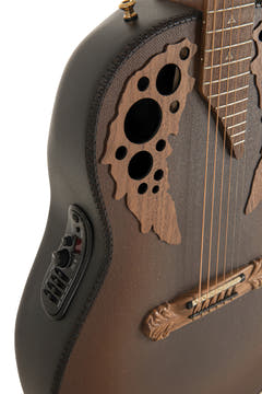 Adamas E-akustisk Gitarer 1687GT Deep uten cutaway - Reverse brun burst (1687GT-9W-G)