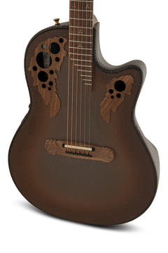 Adamas E-akustisk Gitarer 2087GT Deep Contour cutaway - Reverse brun burst (2087GT-9W-G)