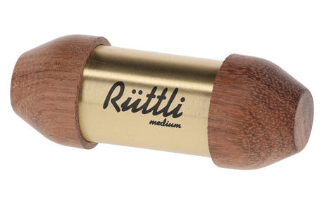 GEWA BSX enkel shaker i messing med lokk i jatoba