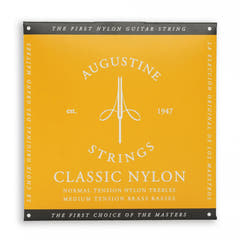 Augustine strenger for klassisk Gitarer Classic Label - sett Classic Gold (normal/medium)