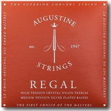 Augustine strenger for klassisk gitar Regal Crystal Nylon high - Sett Regal Red (high/medium)