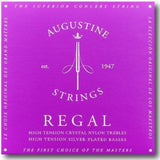Augustine strenger for klassisk gitar Regal Crystal Nylon high - Sett Regal Blue (high/high)
