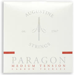 Augustine-strenger til klassisk Gitarer Paragon Carbon – sett rød (medium/medium)