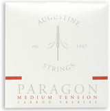 Augustine-strenger til klassisk Gitarer Paragon Carbon – sett rød (medium/medium)