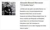 Hannabach strenger til klassisk gitar Series 725 Medium/High Tension Goldin - sett middels-høy (725MHT)