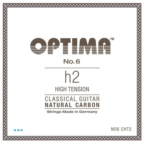 Optima No. 6 H/B2 klassisk gitarstreng, karbon, High tension