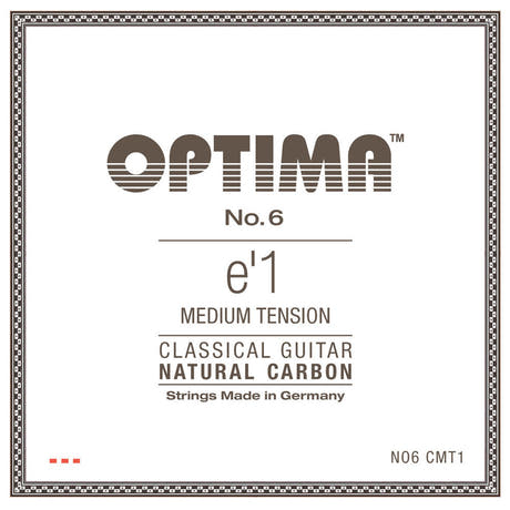 Optima No. 6 G3 klassisk gitarstreng, karbon, medium tension
