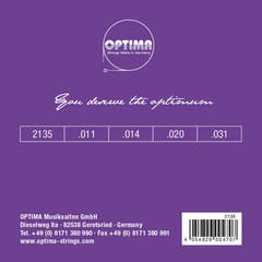 Optima strenger for mandolin - Sett (2135)