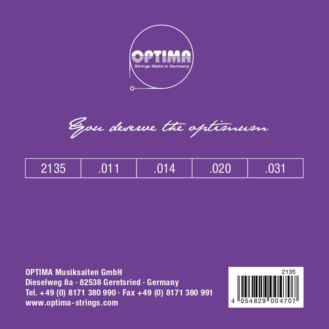 Optima strenger for mandolin - Sett (2135)