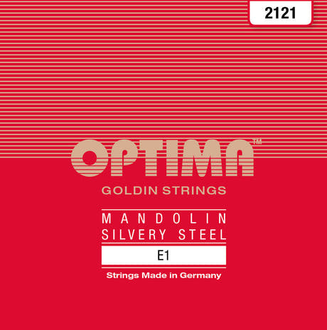 Optima 2121 mandolinstreng E .010, Goldin Flatwound (par)