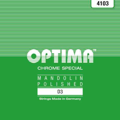 Optima 4103 mandolinstreng D .022w, Chrome special (par)