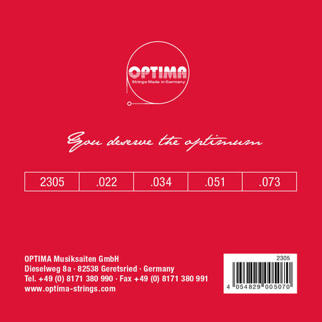Optima Mandoloncello-strenger - Sett (2305)