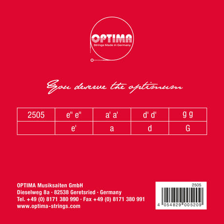 Optima Mandriola-strenger - Sett (2505)