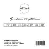 Optima strenger til akustiske gitarer Bergfee - Sett (1767)