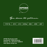 Optima strenger for akustiske Gitarer gullstrenger - sett (1747EL)