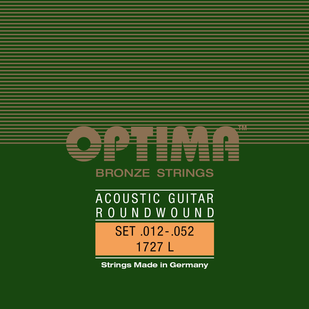 Optima Strings for Acoustic Guitar Bronze strings - Set light (1727L)
