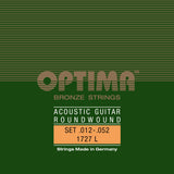 Optima Strings for Acoustic Guitar Bronze strings - Set light (1727L)