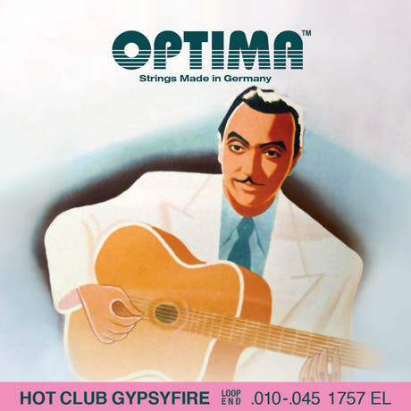 Optima 1757EL Hot Club Gypsyfire-strenger, extra light, løkke