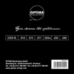 Optima-strenger til E-gitar Gold strings round wound – sett (2028 RL)
