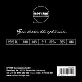 Optima-strenger til E-gitar Gold strings round wound – sett (2028 RL)