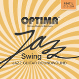 Optima strenger til el-gitar Jazz Swing Krom Round Wound - Sett (1947L)