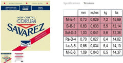 Savarez strenger til klassisk gitar Corum New Cristal - Sett (500CR)