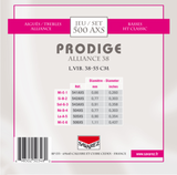 Savarez strenger til klassisk Gitarer Prodige 38 Barne-Gitarer - 1/8-1/2 Carbon (500 AXS)