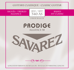 Savarez strenger til klassisk Gitarer Prodige 38 Barne-Gitarer - 3/4-7/8 Carbon (540AS)