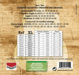 Savarez strenger til akustisk gitar Acoustic - 12-str. Ekstra lett .010 (A240XL)