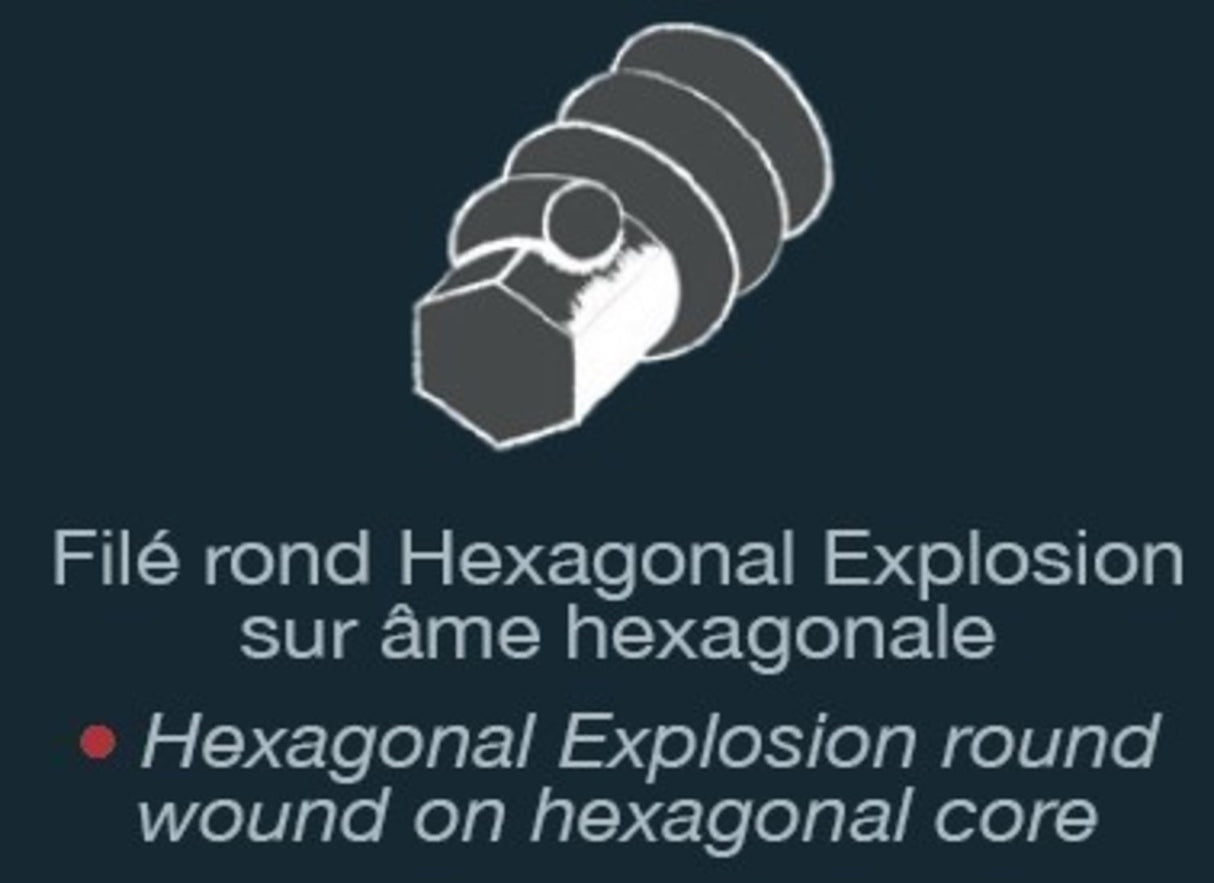 Savarez E-bass-strenger Hexagonal Explosion - 4-str. Medium (B70L4)