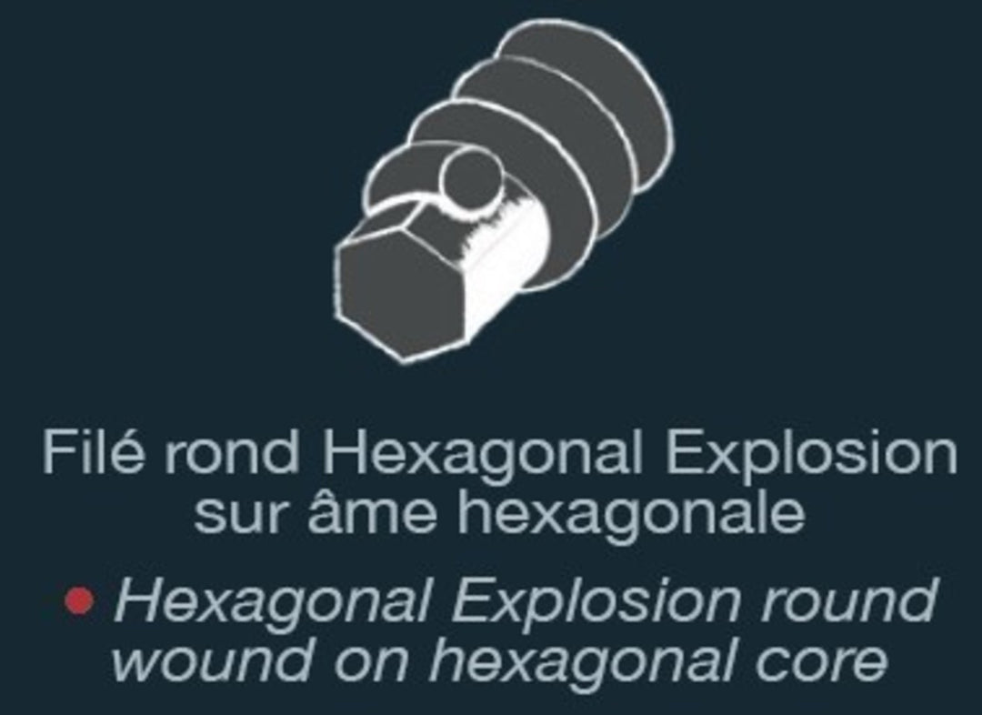 Savarez E-bass-strenger Hexagonal Explosion - 4-str. Medium (B70M4)