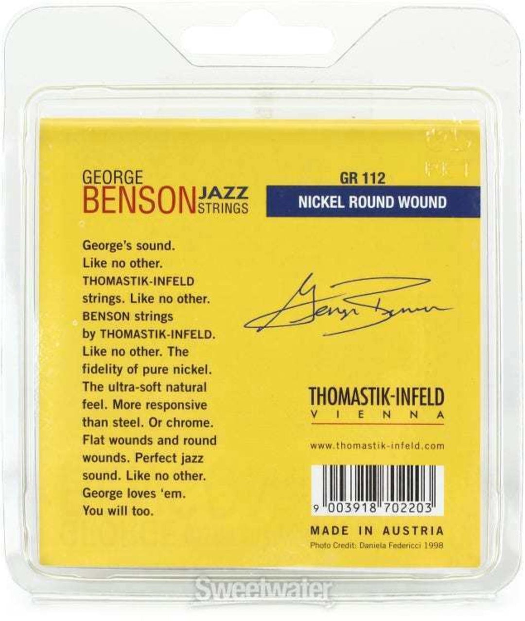 Thomastik-Infeld strenger for el-gitar George Benson Jazz Gitarer - sett roundwound (GR112)