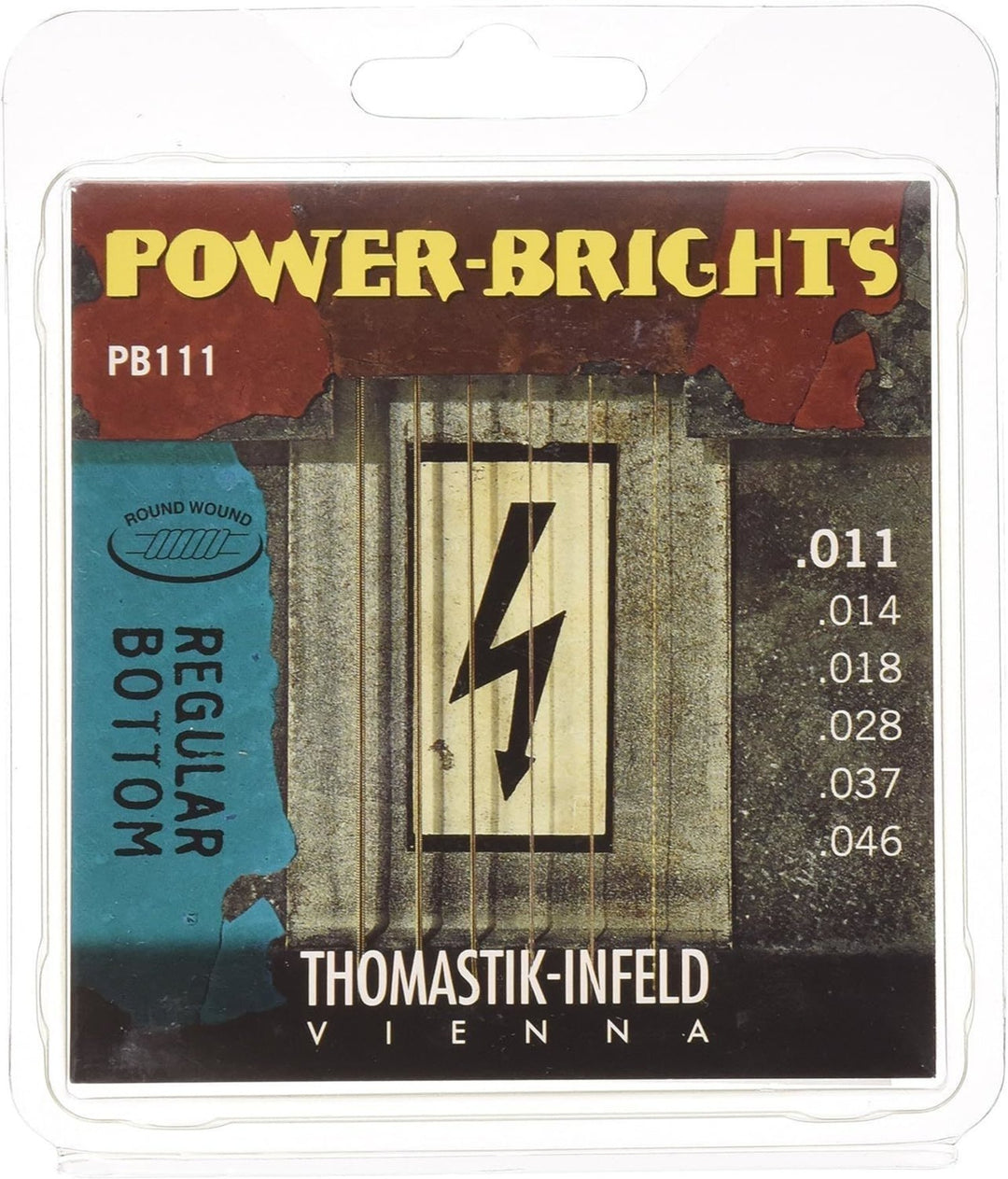 Thomastik-Infeld strenger for elgitar Power Brights Series - sett 011 (PB111)