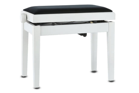 GEWA pianokrakk Deluxe Autolift - White matt