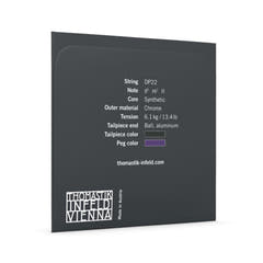 Thomastik-Infeld strenger for bratsj DOMINANT PRO - D syntetisk kjerne, krom (DP22)