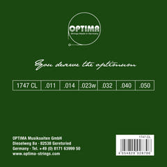Optima strenger for akustiske Gitarer gullstrenger - sett (1747CL)