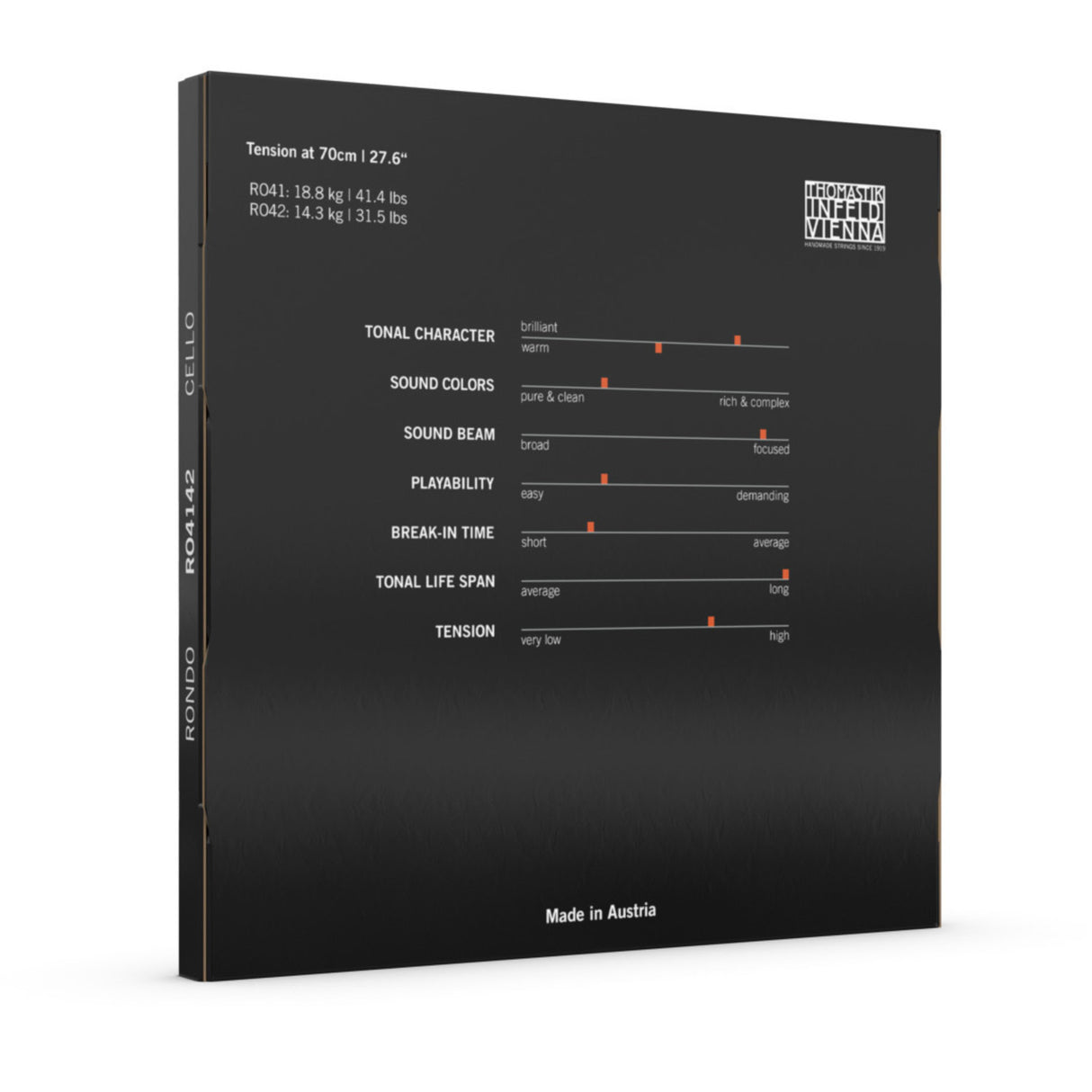 Thomastik-Infeld Celloer-strenger Rondo - *Halvsett A+D medium (4142)