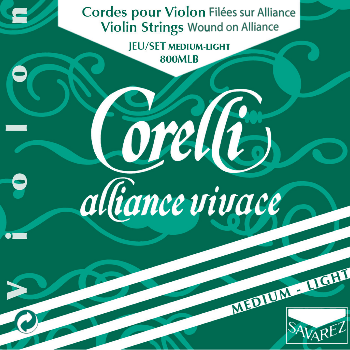 Corelli Fioliner-strenger Alliance Vivace - Medium-light 800MLB