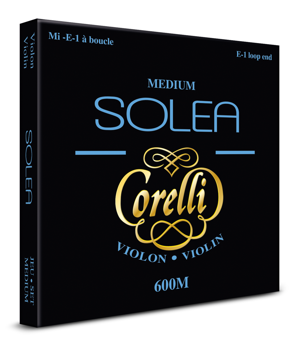 Corelli Fioliner-strenger Solea - Sett E løkkeender (600M)