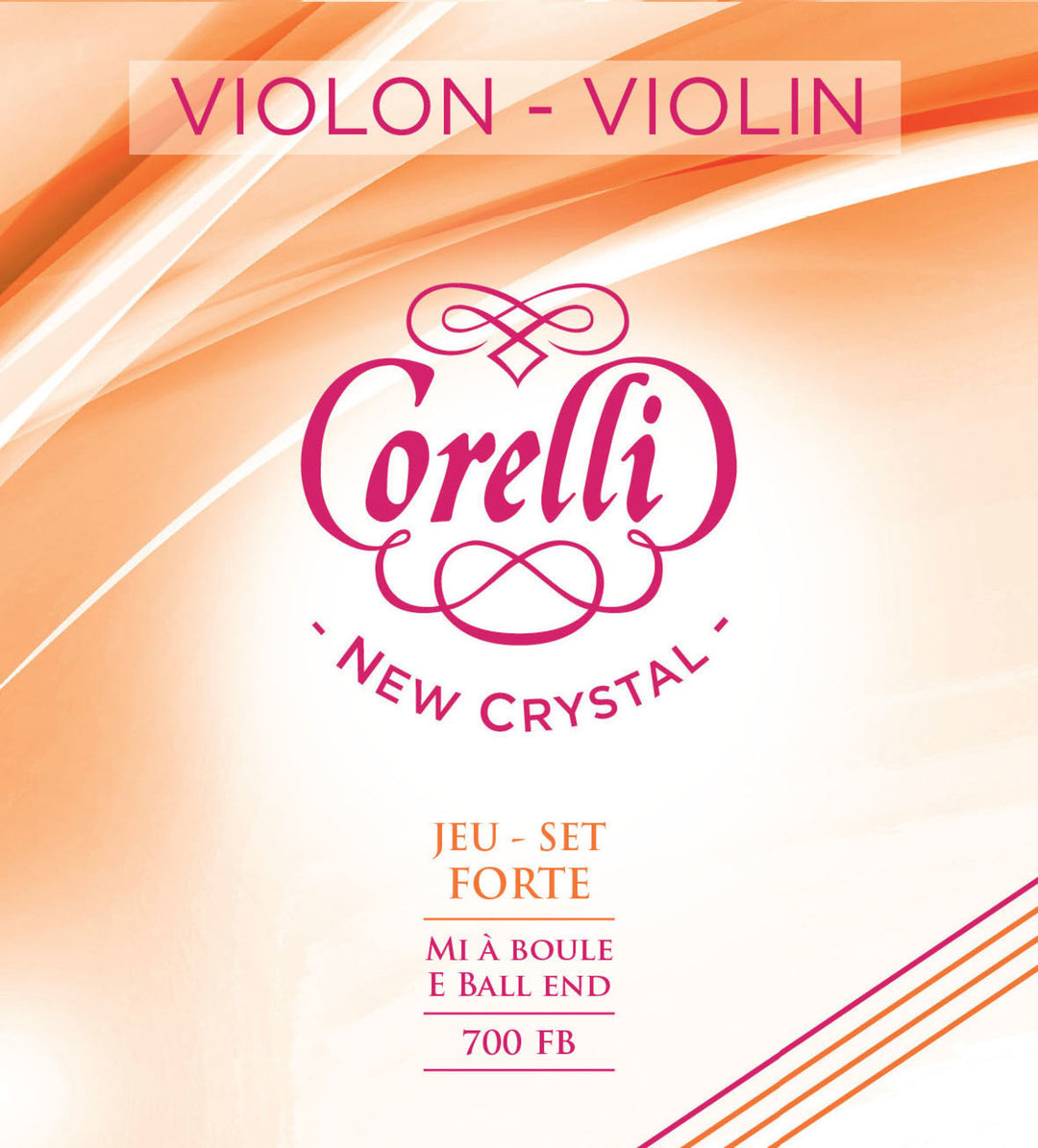 Corelli Fioliner-strenger New Crystal - forte (700FB)