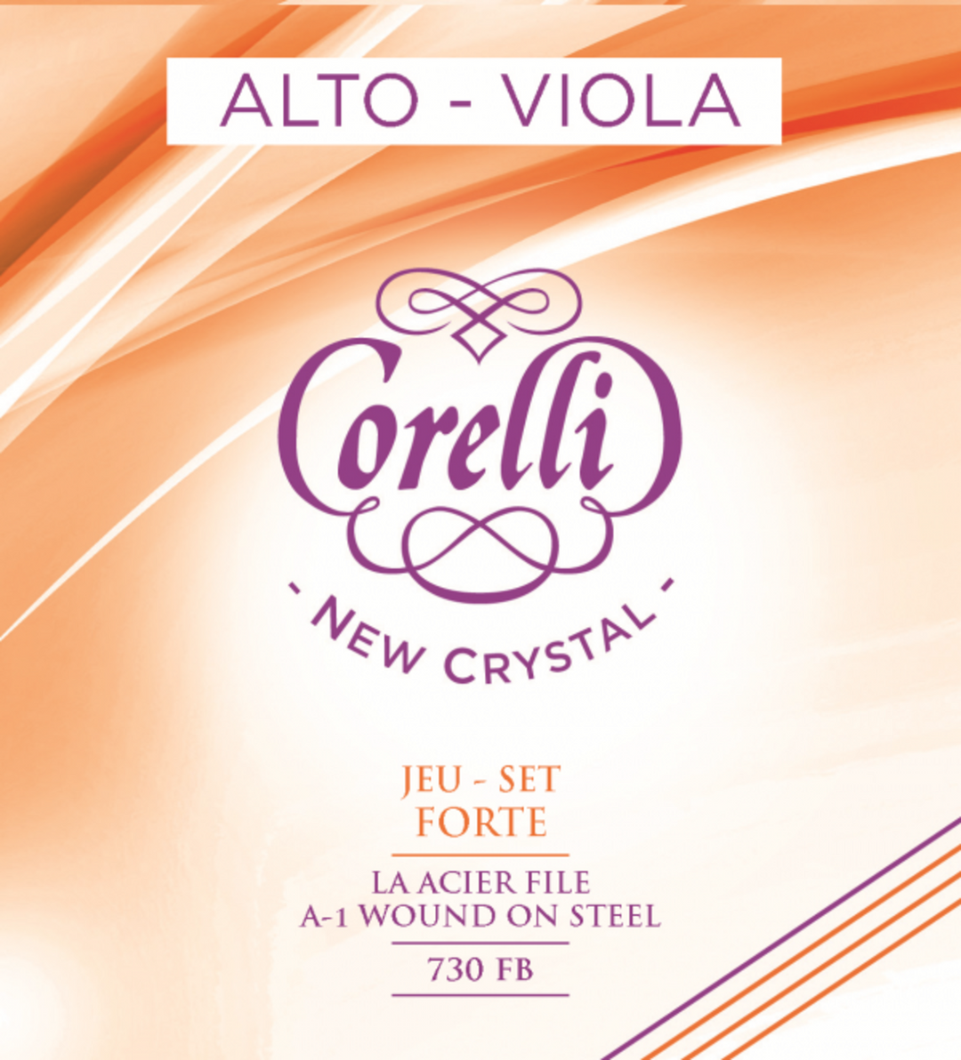 Corelli strenger for bratsj New Crystal - Forte (730FB)