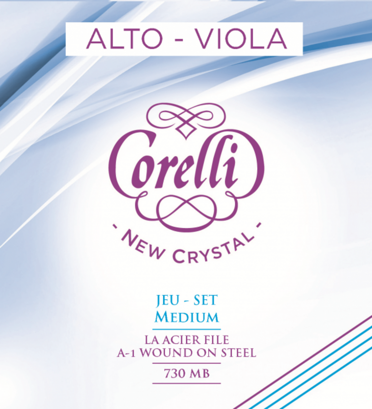 Corelli strenger for bratsj New Crystal - Medium (730MB)