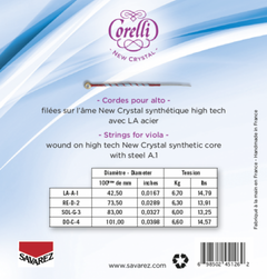 Corelli strenger for bratsj New Crystal - Medium (730MB)
