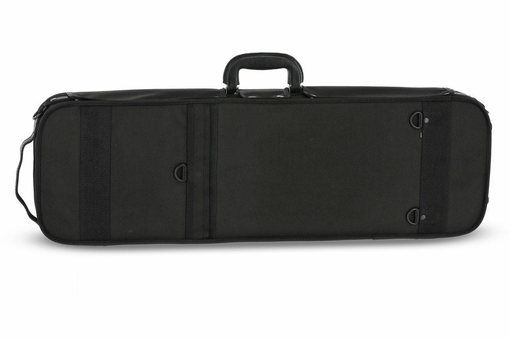 GEWA Liuteria Atlanta fiolinkasse 4/4, blå plysj i diamantmønster