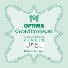 Optima Fioliner-strenger Goldbrokat - sett 4/4 (1000B)