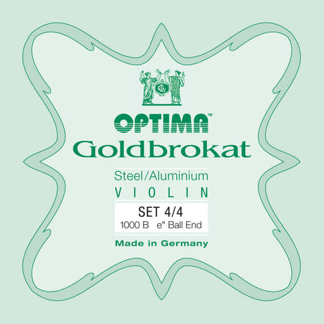Optima Fioliner-strenger Goldbrokat - sett 4/4 (1000B)