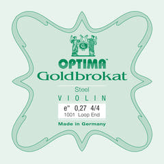 Optima Goldbrokat E-streng 4/4-fiolin, 0,27 mm, kule