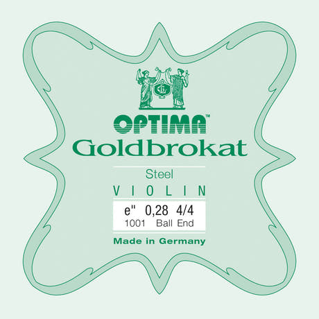Optima Goldbrokat E-streng til 4/4-fiolin, 0,28 mm, kule