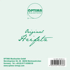 Optima Goldbrokat E-streng 3/4-fioliner, 0,26 mm, kule